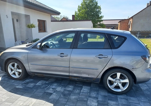 Mazda 3 cena 3400 przebieg: 366600, rok produkcji 2005 z Wieluń małe 56